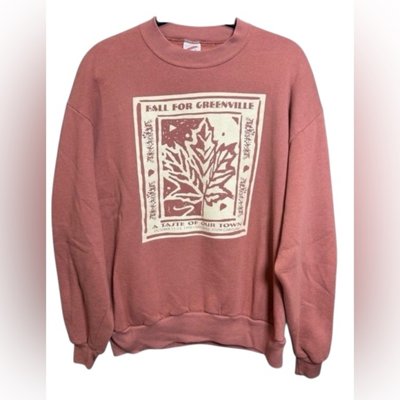 Jerzees Other - Vintage Jerzees Fall for Greenville 90s Maple Crewneck Sweatshirt Large USA Made